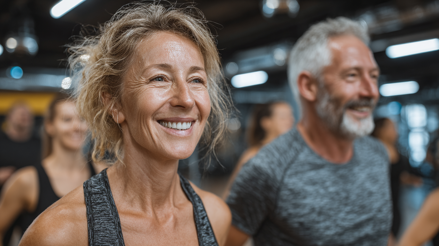 Активні люди після 50 займаються фітнесом